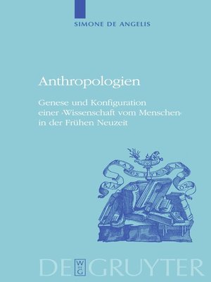 cover image of Anthropologien